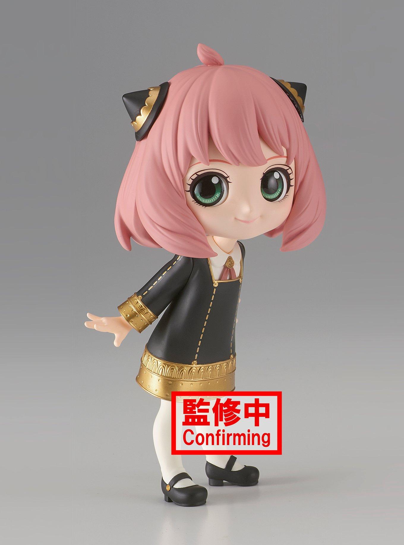 Figura Q Posket Petit Anya Forger Spy X Family - Banpresto, 6 Cm, PVC, Collezione (Ver.A)