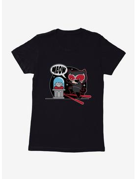 DC Comics Batman Chibi Catwoman Meow Womens T-Shirt, , hi-res