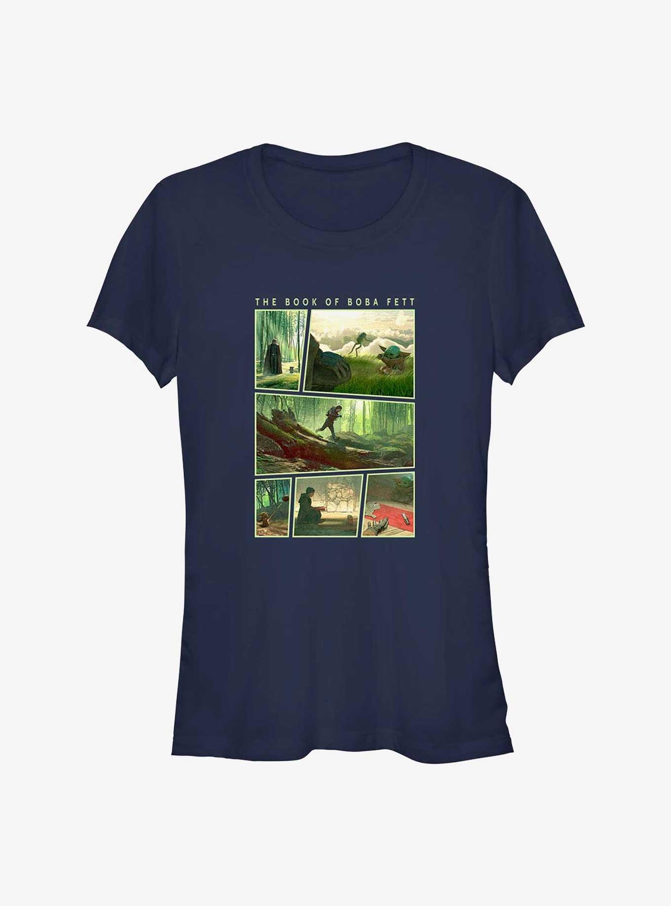 Star Wars The Book Of Boba Fett The Child's Choice Girls T-Shirt, NAVY, hi-res