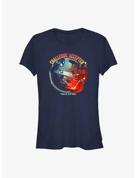 Star Wars The Book Of Boba Fett Challenge Accepted Girls T-Shirt, , hi-res