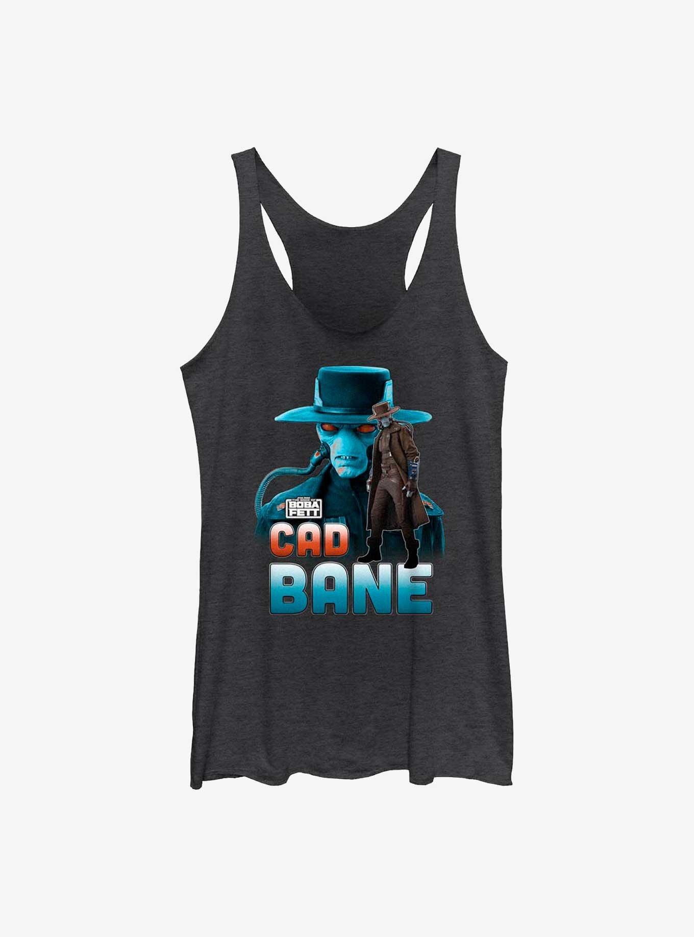 Star Wars The Book Of Boba Fett Cad Bane Girls Tank Top, BLK HTR, hi-res