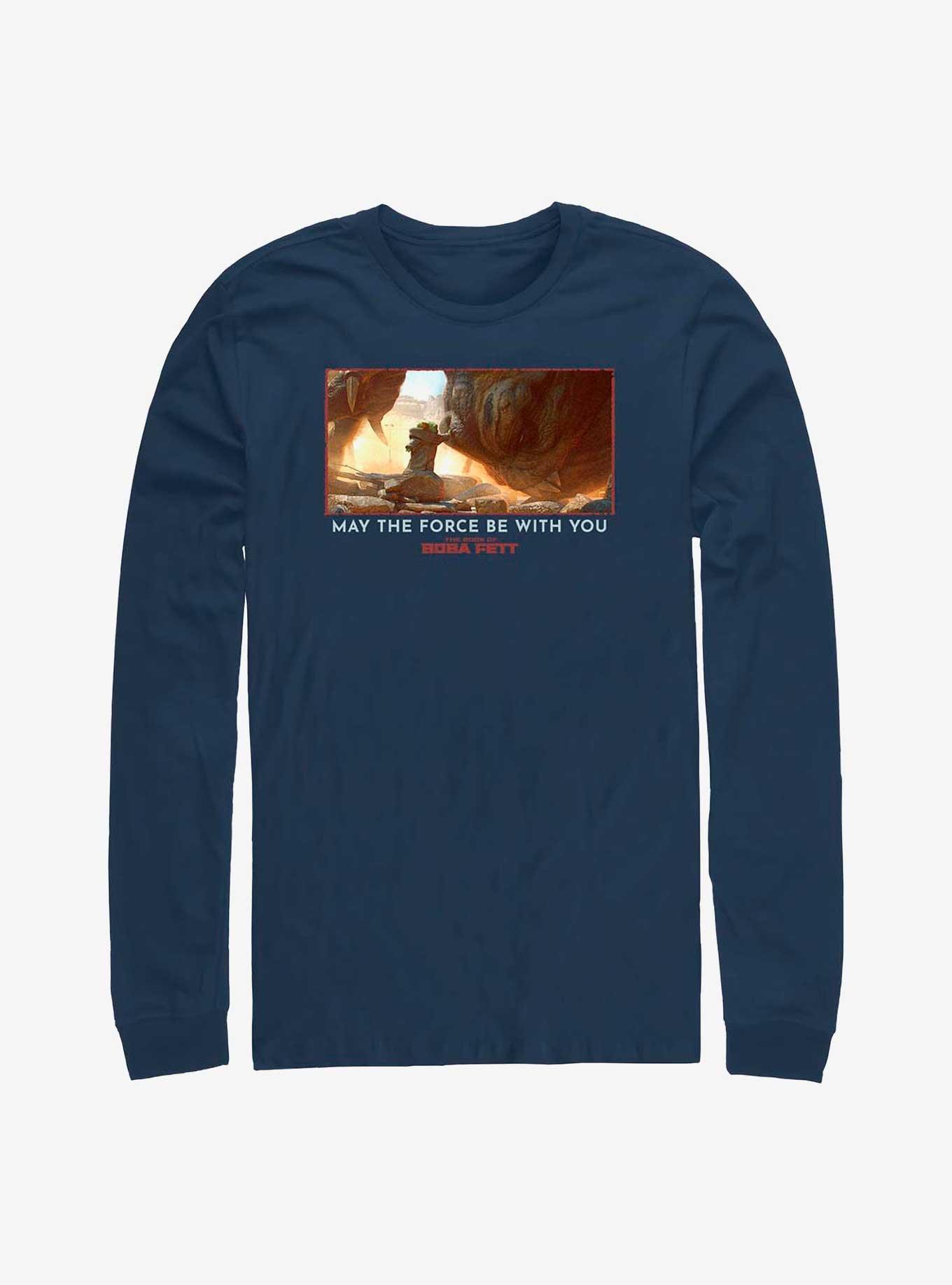 Star Wars The Book Of Boba Fett The Child Never Give Up Long-Sleeve T-Shirt