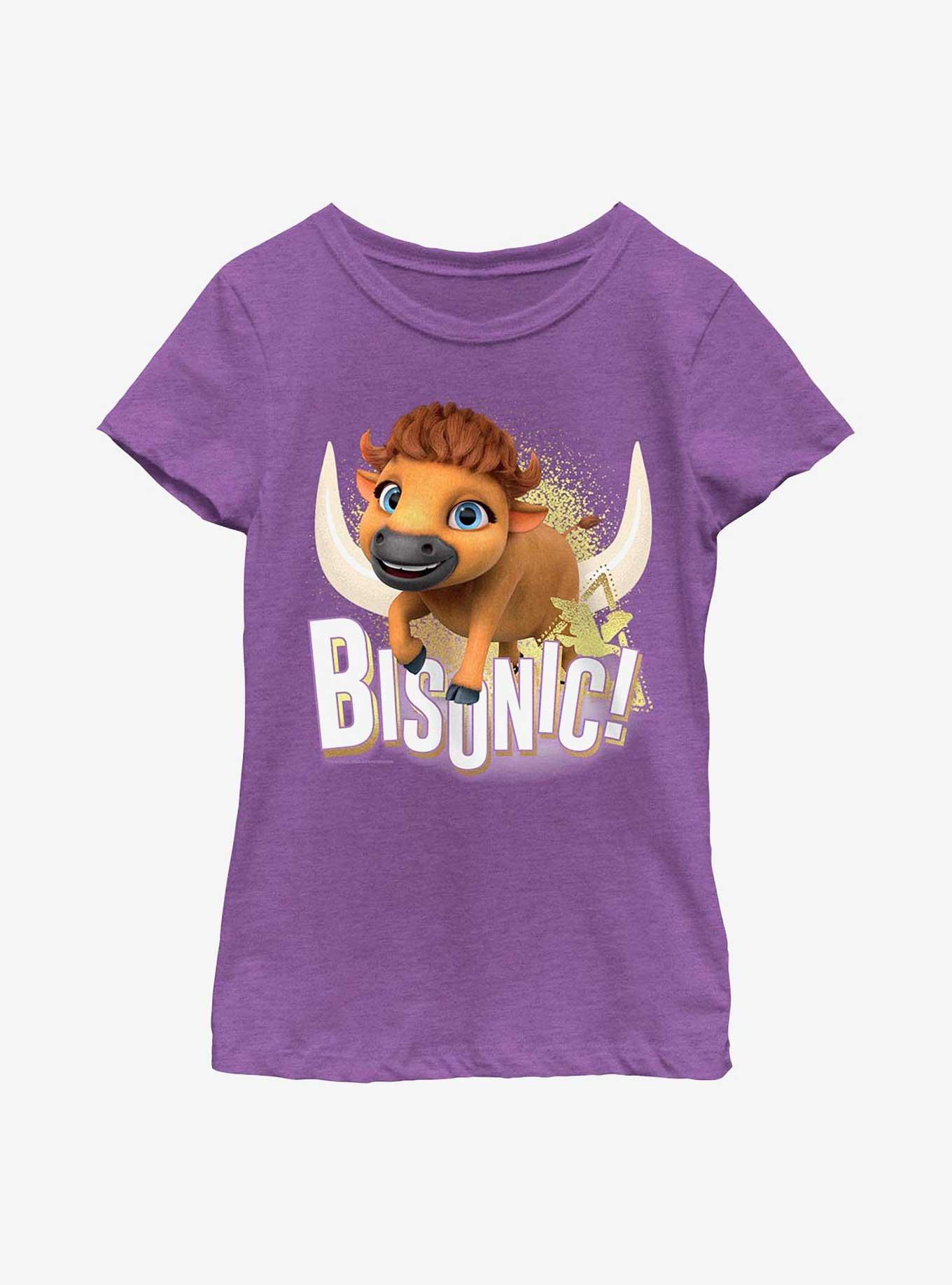 Ridley Jones Bisonic Youth Girls T-Shirt, PURPLE BERRY, hi-res