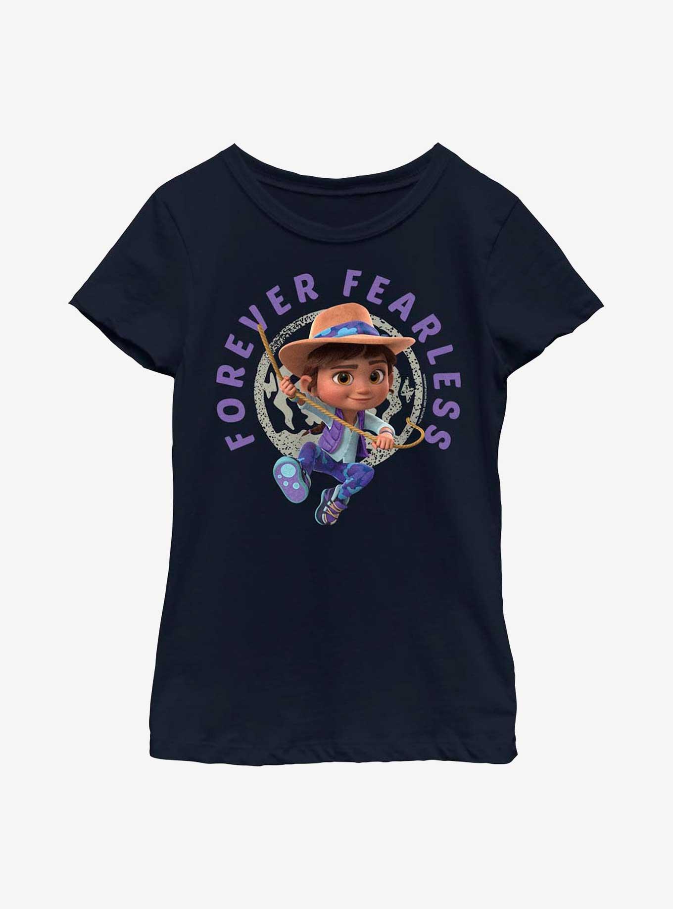 Ridley Jones Forever Fearless Youth Girls T-Shirt, NAVY, hi-res