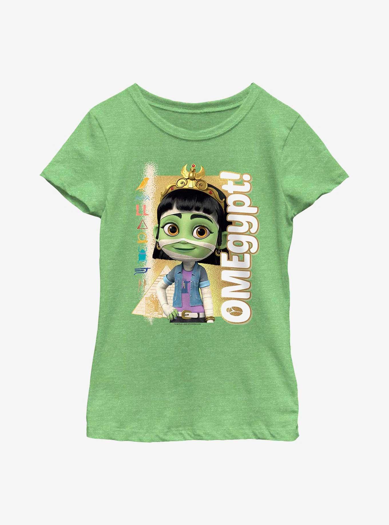 Ridley Jones OMEgypt Youth Girls T-Shirt, GRN APPLE, hi-res