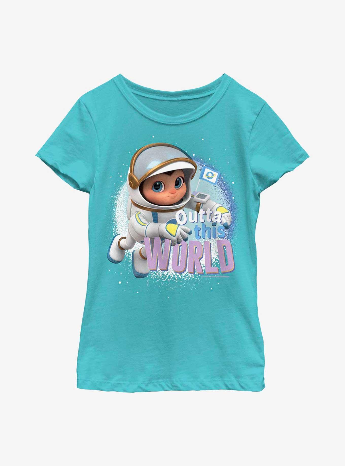 Ridley Jones Outta This World Youth Girls T-Shirt, TAHI BLUE, hi-res