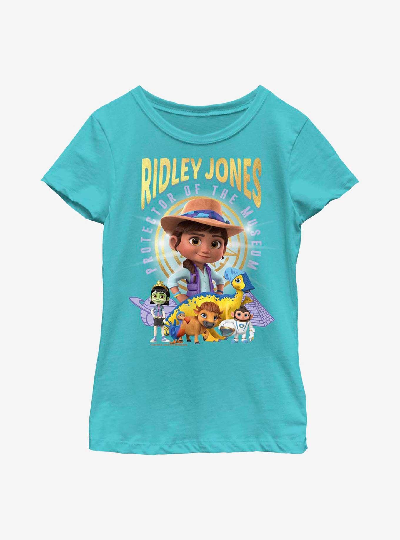 Ridley Jones Protector Of The Museum Youth Girls T-Shirt, TAHI BLUE, hi-res
