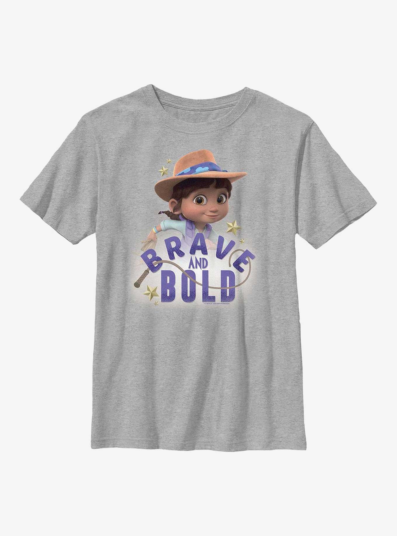 Ridley Jones Brave And Bold Stars Youth T-Shirt, ATH HTR, hi-res