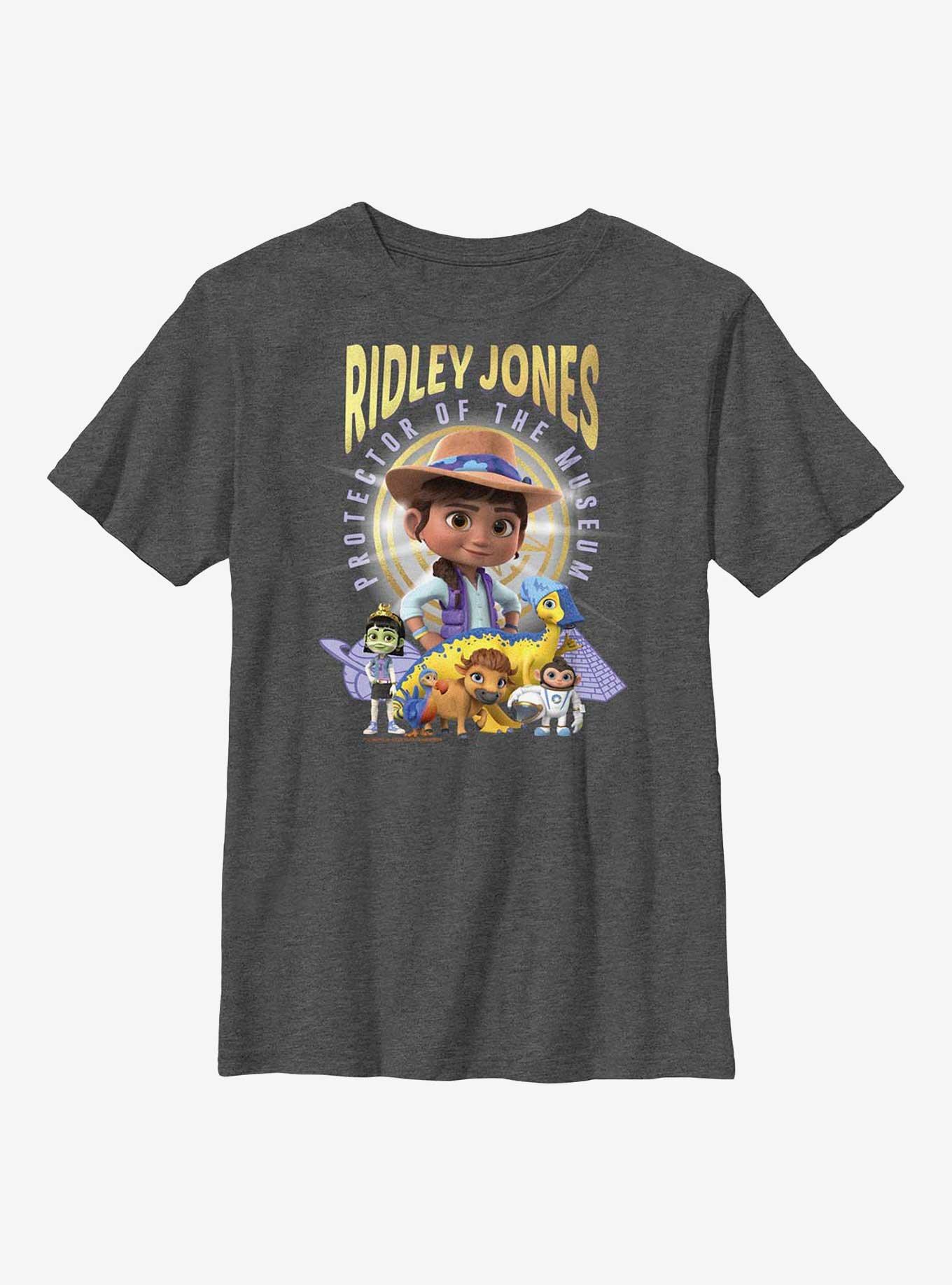 Ridley Jones Protector Of The Museum Youth T-Shirt, CHAR HTR, hi-res