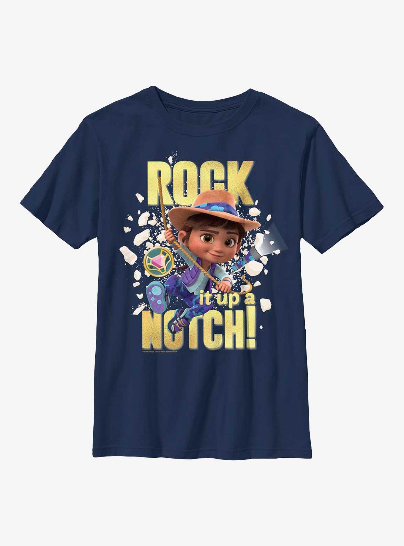 Ridley Jones Rock It Up Youth T-Shirt, NAVY, hi-res