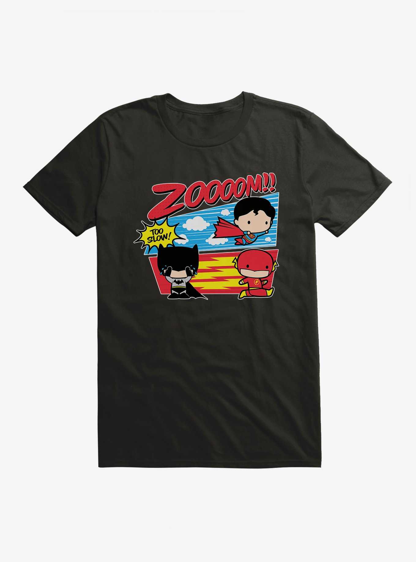 DC Comics Superman Vs The Flash Chibi T-Shirt, , hi-res