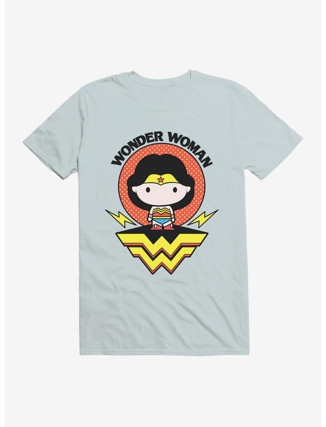 DC Comics Wonder Woman Chibi T-Shirt, LIGHT BLUE, hi-res