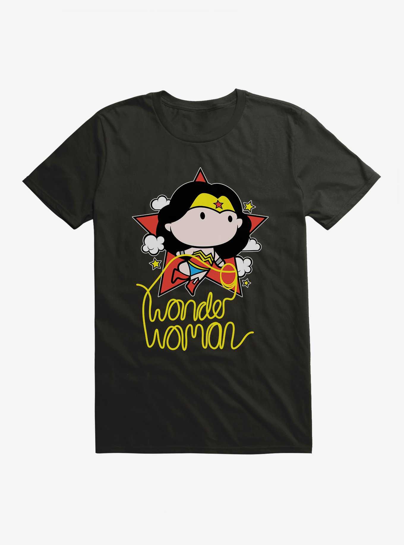 DC Comics Wonder Woman Lasso Logo Chibi T-Shirt, , hi-res