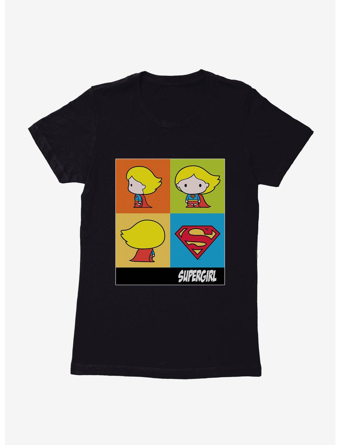 DC Comics Supergirl Chibi Comic Squares Womens T-Shirt, , hi-res