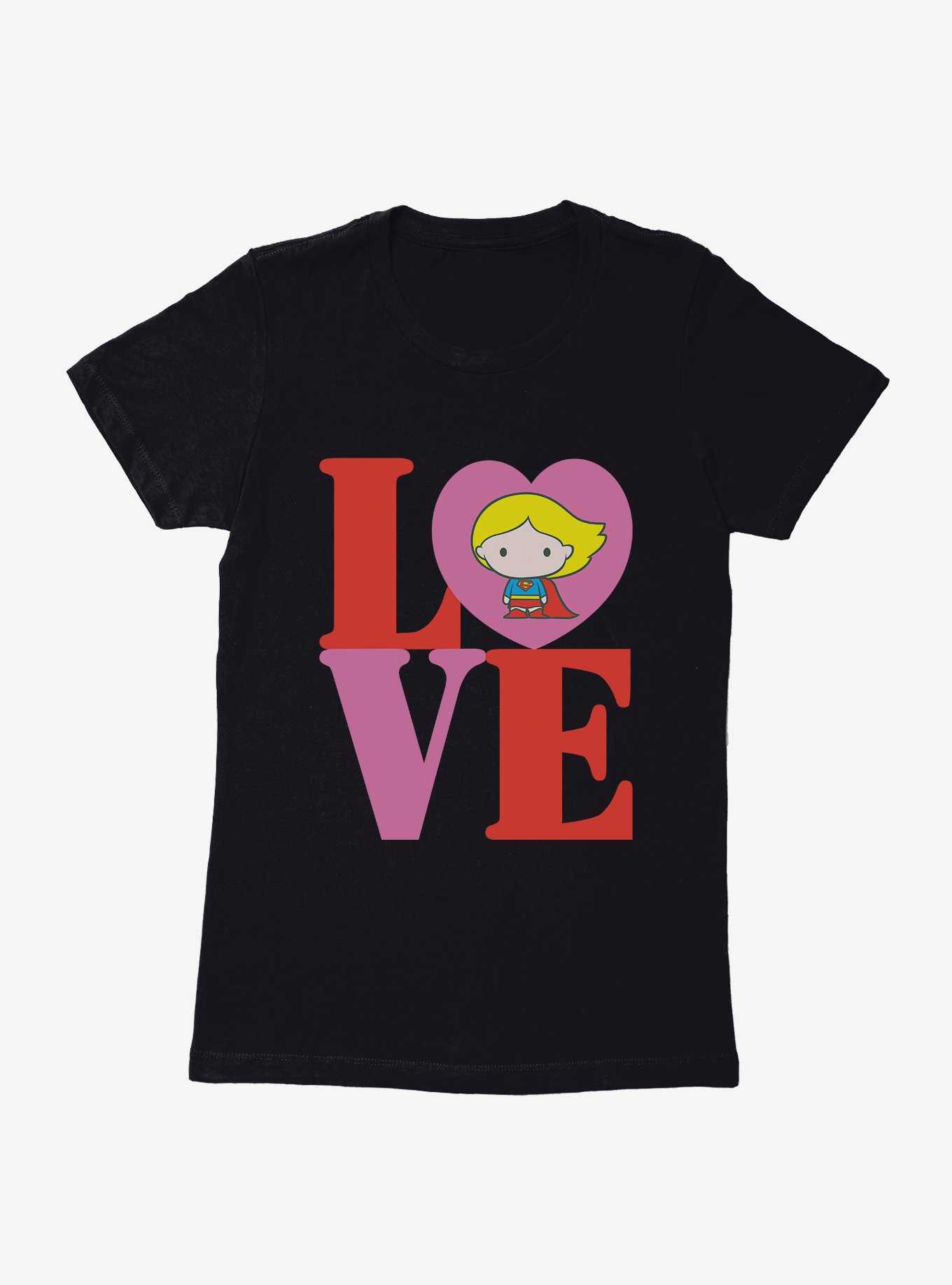 DC Comics Supergirl Chibi Love Womens T-Shirt, , hi-res