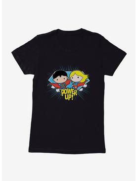 DC Comics Superman And Supergirl Chibi Powerup Womens T-Shirt, , hi-res