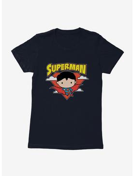 DC Comics Superman Chibi Womens T-Shirt, MIDNIGHT NAVY, hi-res