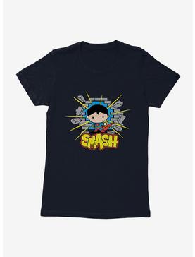 DC Comics Superman Super Smash Chibi Womens T-Shirt, MIDNIGHT NAVY, hi-res