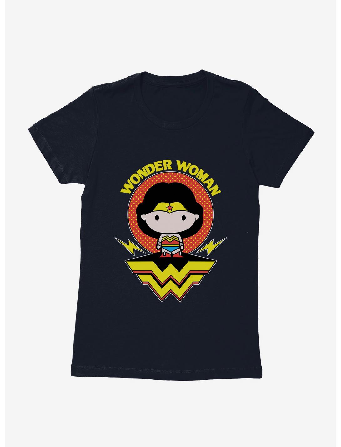 DC Comics Wonder Woman Chibi Womens T-Shirt, MIDNIGHT NAVY, hi-res