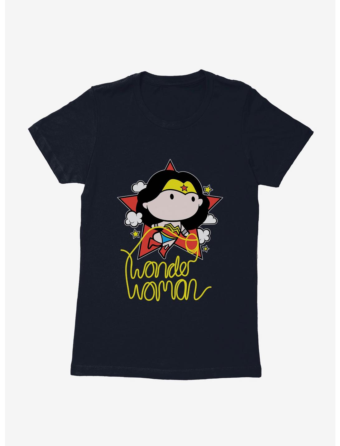 DC Comics Wonder Woman Lasso Logo Chibi Womens T-Shirt, MIDNIGHT NAVY, hi-res