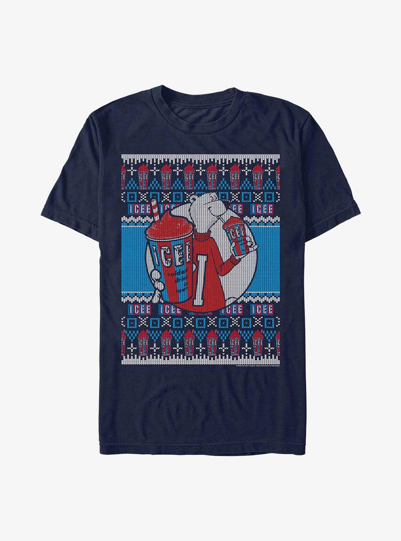 Icee Vintage Fair Isle Pattern T-Shirt, , hi-res