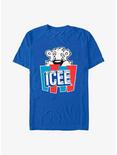 Icee Peeking Bear Logo T-Shirt, ROYAL, hi-res