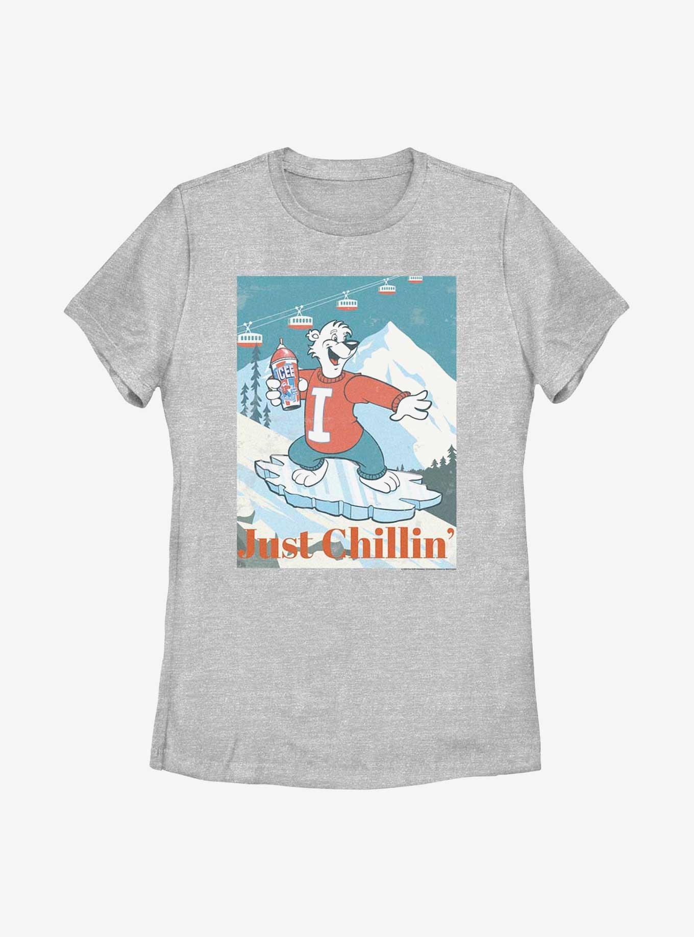 Icee Iceboarding Bear Just Chillin' Womens T-Shirt, , hi-res