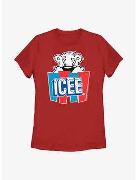 Icee Peeking Bear Logo Womens T-Shirt, , hi-res