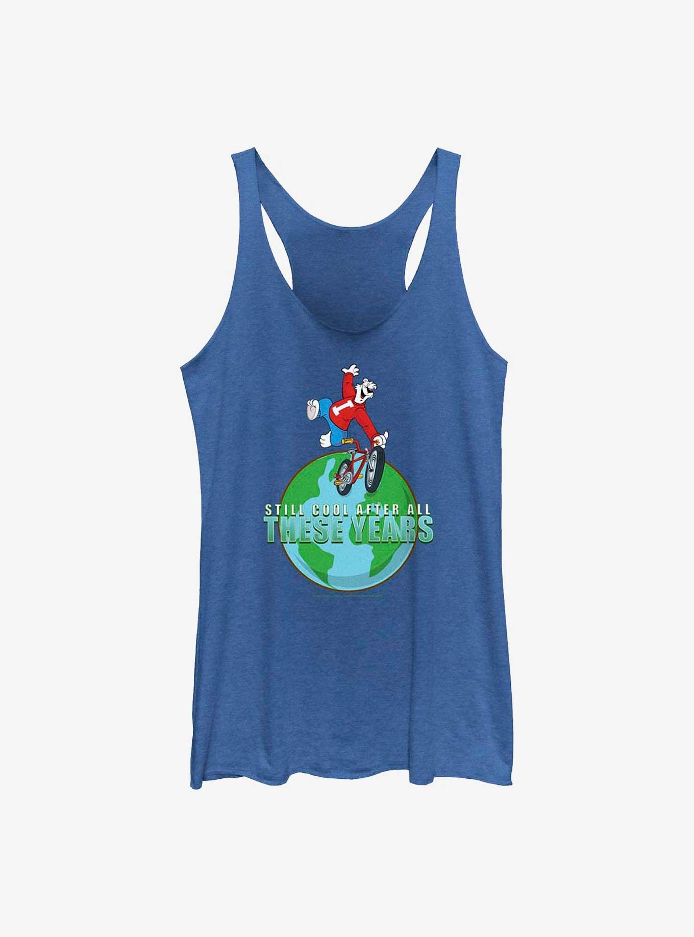 Icee Still Cool Around The Globe Womens Tank Top, ROY HTR, hi-res