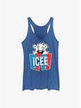 Icee Peeking Bear Logo Womens Tank Top, ROY HTR, hi-res