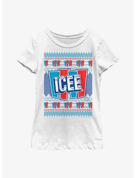 Icee Fair Isle Pattern Youth Girls T-Shirt, , hi-res