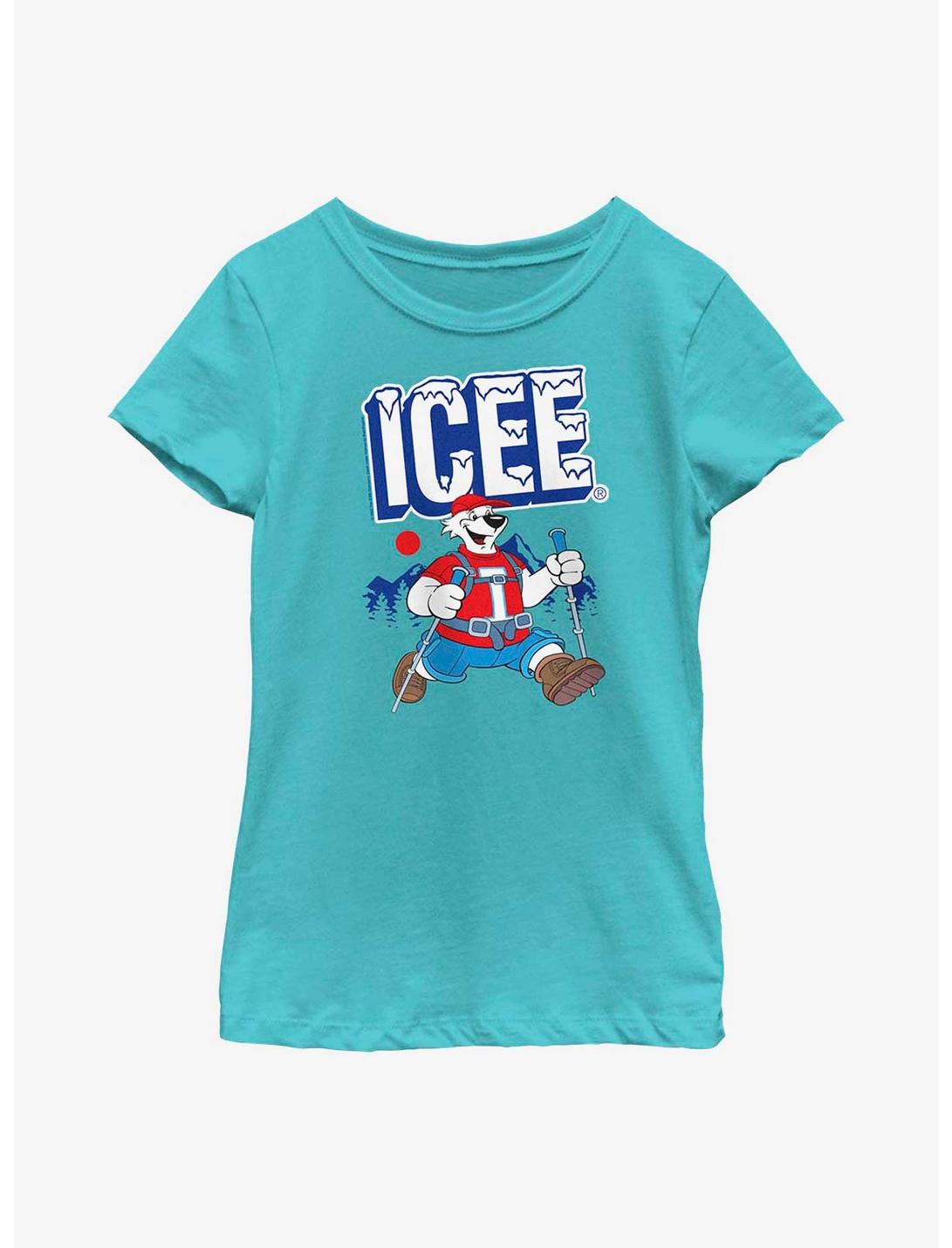 Icee Hiking Youth Girls T-Shirt, TAHI BLUE, hi-res