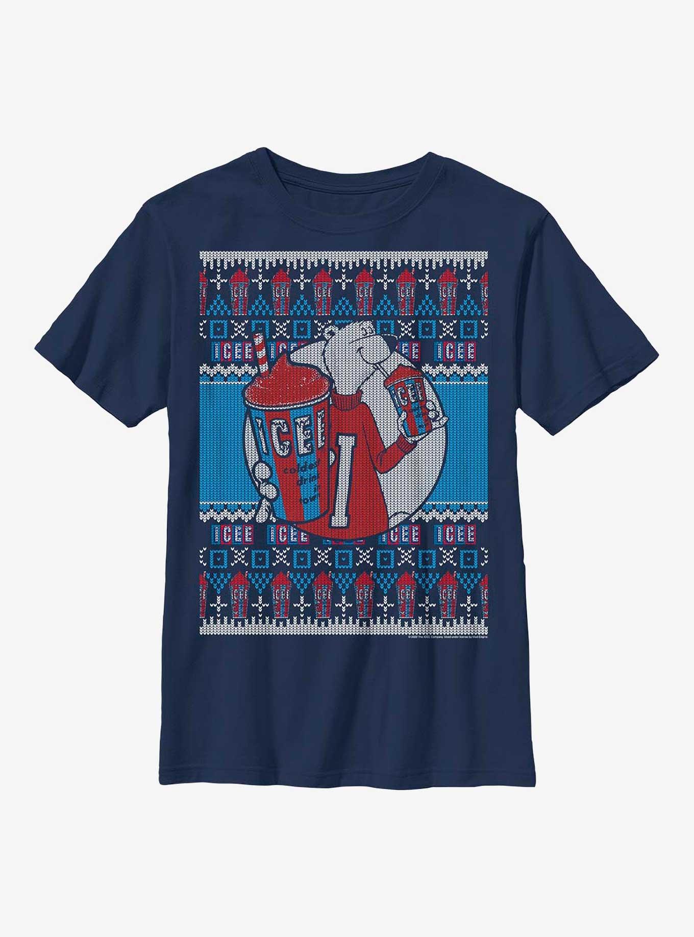 Icee Vintage Fair Isle Pattern Youth T-Shirt, , hi-res