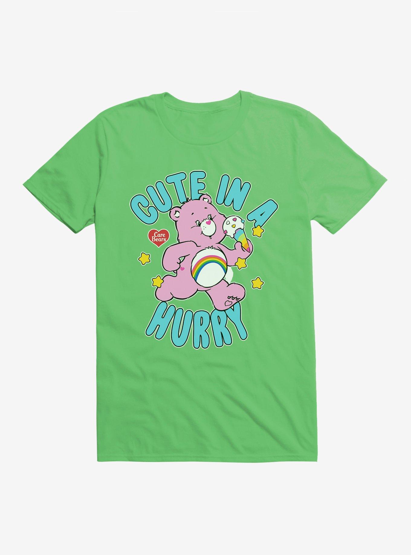 Care Bears Cute In A Hurry T-Shirt, KELLY GREEN, hi-res