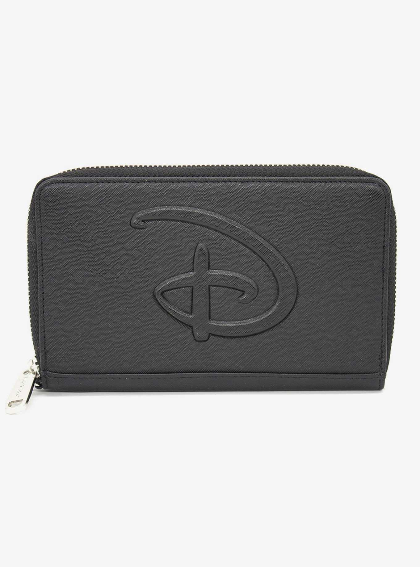 Disney Signature D Embossed Zip Wallet, , hi-res