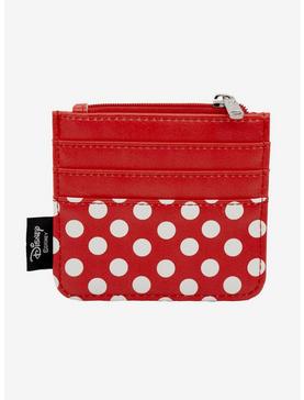 Disney Minnie Mouse Signature With Bow Mini Zip Wallet, , hi-res