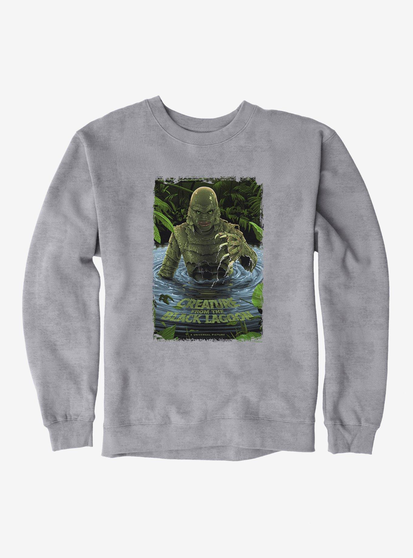 Creature From The Black Lagoon Original Horror Show Movie Poster Sweatshirt