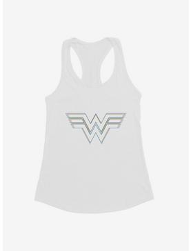 DC Comics Wonder Woman Colored Stencil Insignia Girl's Tank, , hi-res