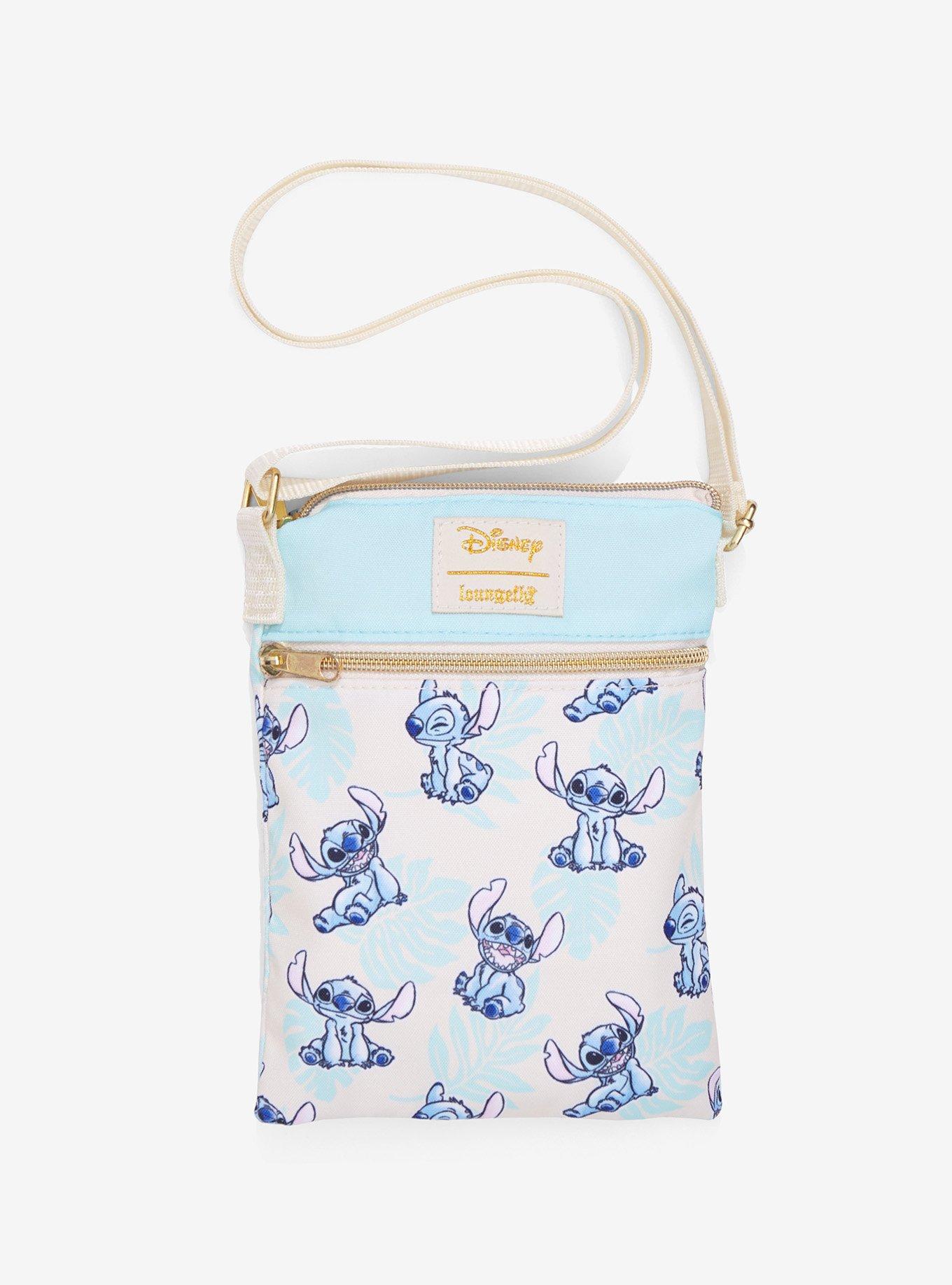 Loungefly Disney Lilo & Stitch Palm Leaves Passport Crossbody Bag