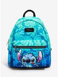 Disney Lilo & Stitch Blue Tropical Leaves Mini Backpack, , hi-res
