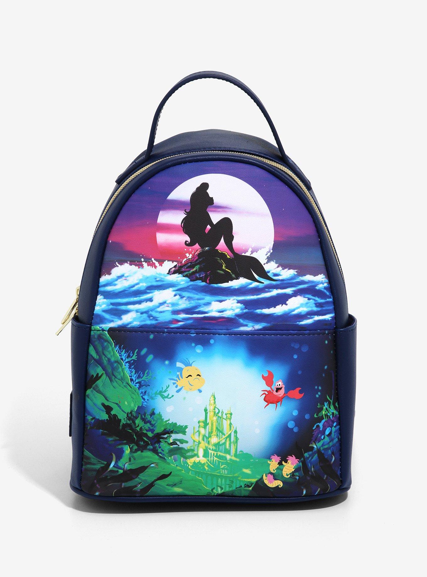 Loungefly Disney The Little Mermaid Ariel Ombré Scales Dingle Hopper Mini  Backpack - Merchoid