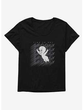Casper The Friendly Ghost Virtual Raver Spooky Time Womens T-Shirt Plus Size, , hi-res