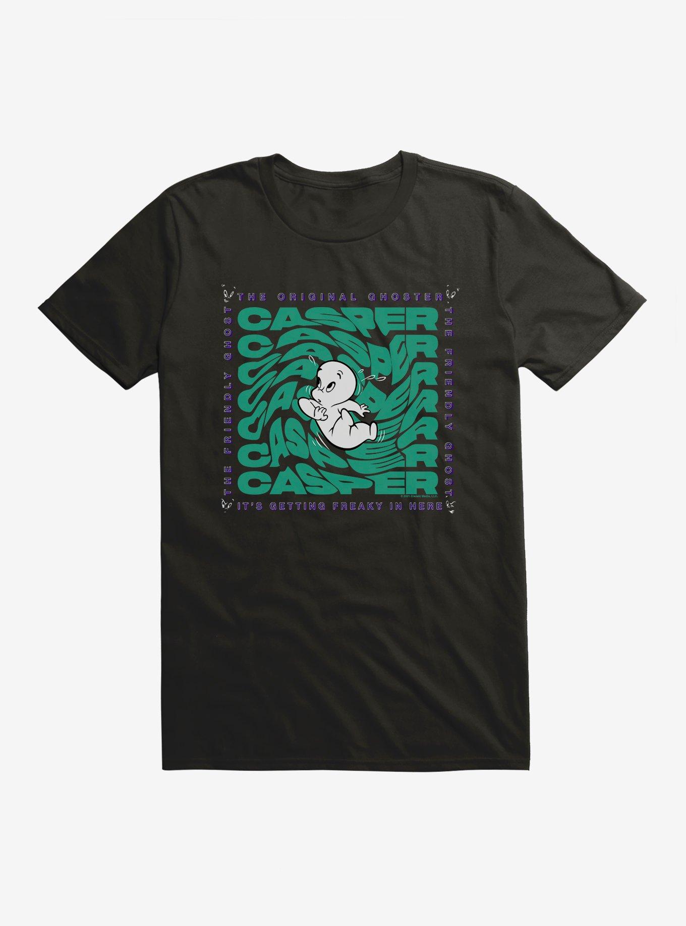 Casper The Friendly Ghost Virtual Raver Freaky Here T-Shirt, , hi-res