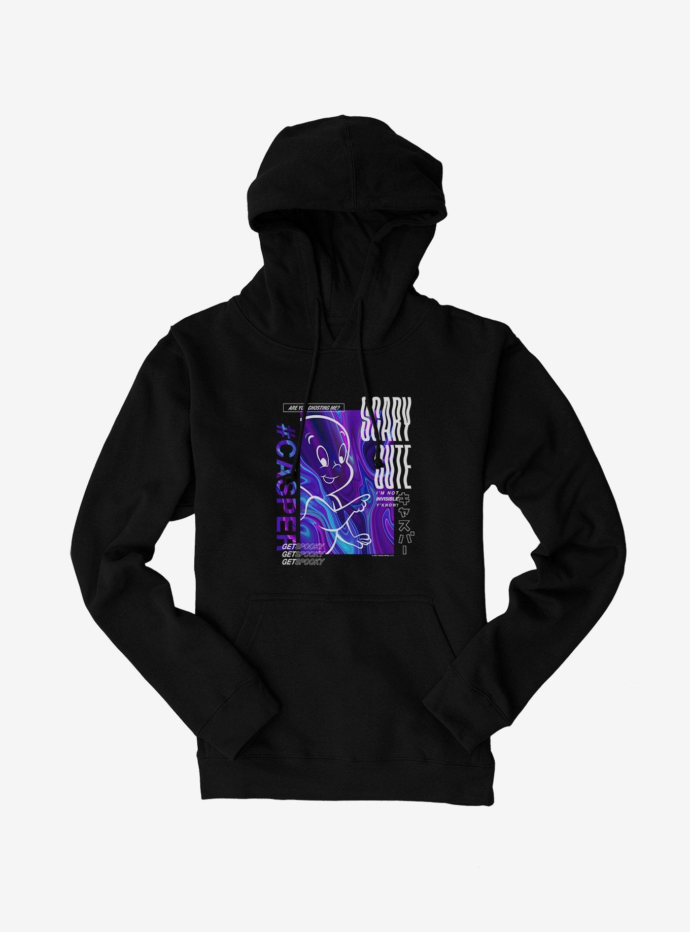 Casper The Friendly Ghost Virtual Raver Scary Cute Hoodie, , hi-res