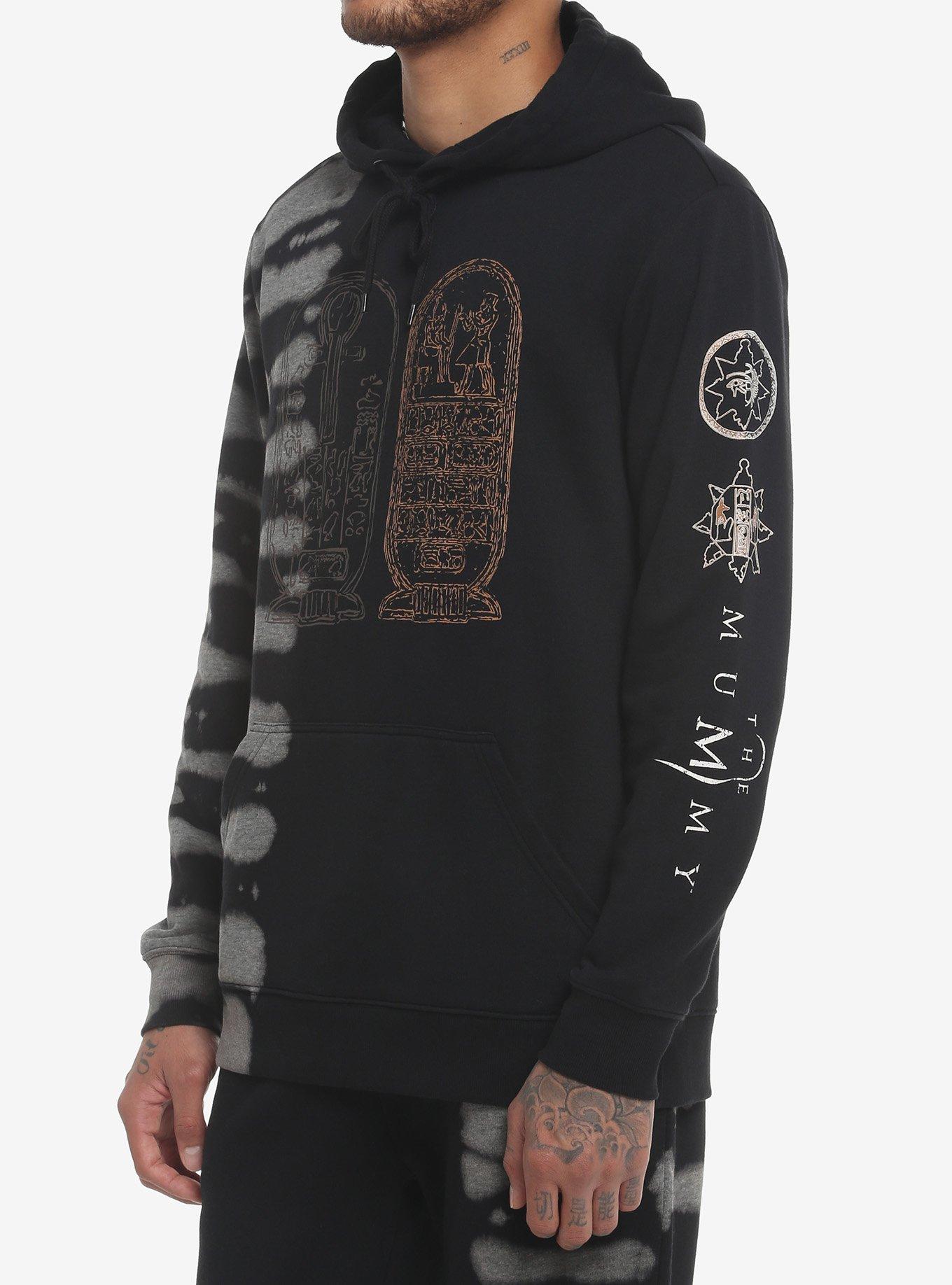 The Mummy Hieroglyphic Split Wash Hoodie, MULTI, hi-res