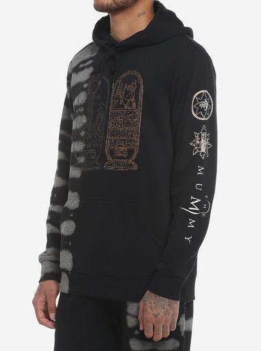 The Mummy Hieroglyphic Split Wash Hoodie | Hot Topic