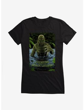 Creature From The Black Lagoon Original Horror Show Movie Poster Girls T-Shirt, BLACK, hi-res