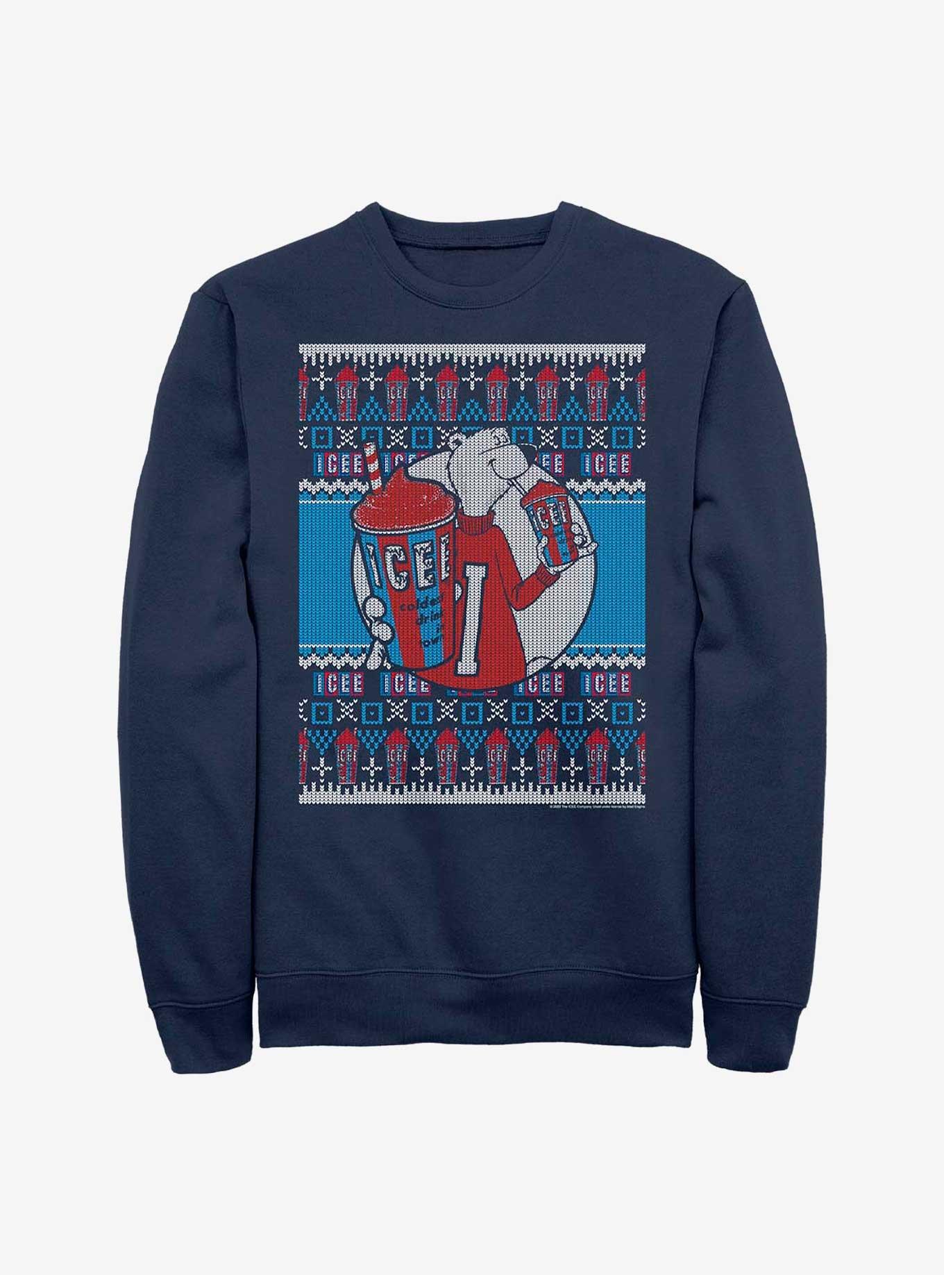 Icee  Ic Vintage Sweater - Navy, NAVY, hi-res