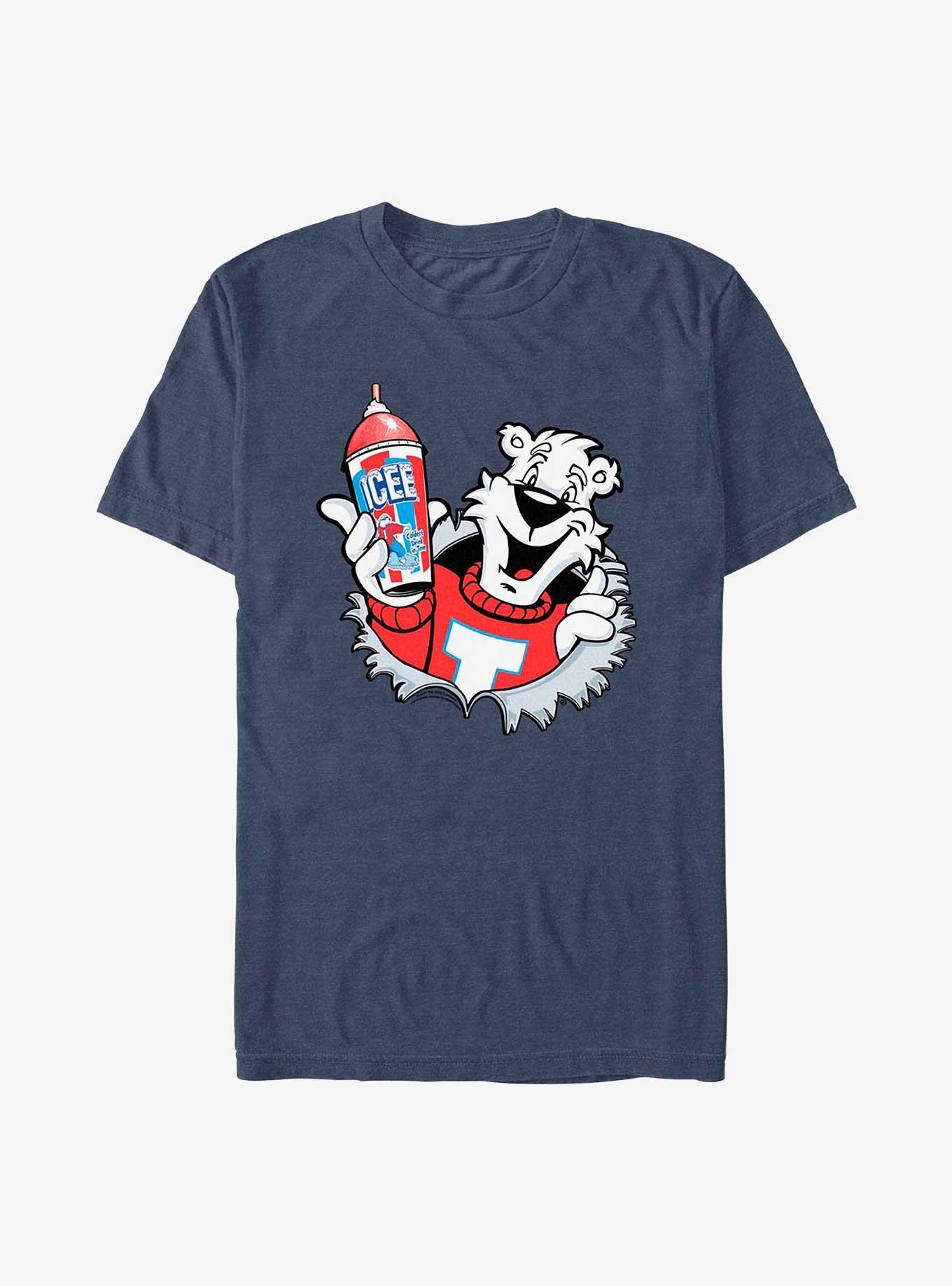 Icee  Bursting Cool T-Shirt, NAVY HTR, hi-res