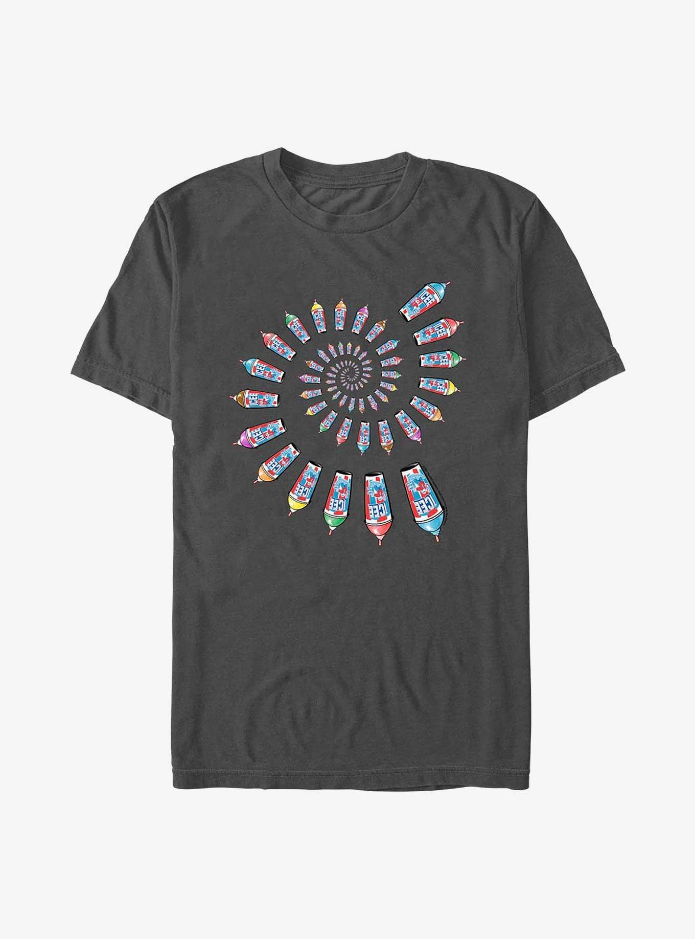 Icee  Swirl T-Shirt, CHARCOAL, hi-res